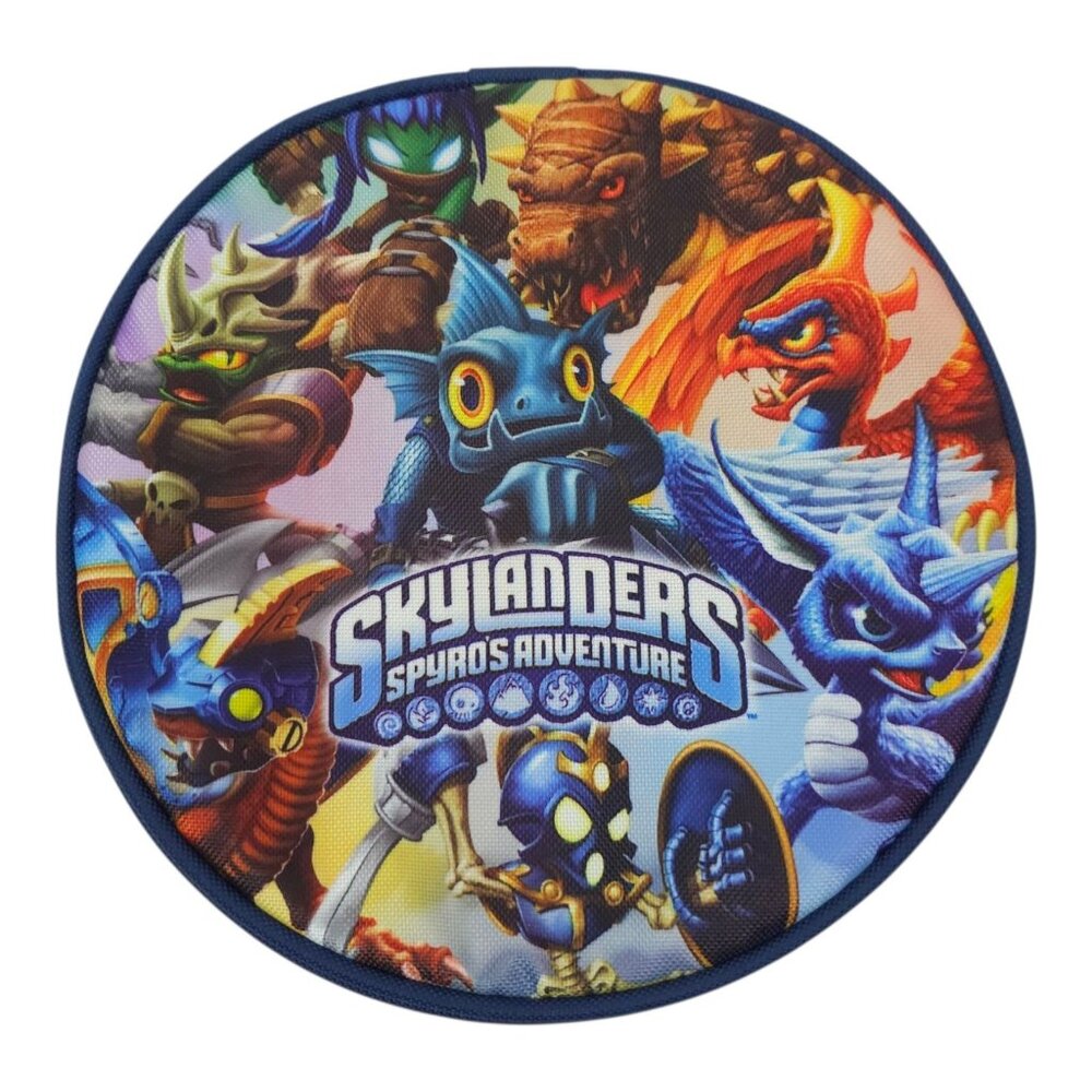Skylanders Spyro's Adventure Storage Case READ Carrying Bag Round Zip Power A